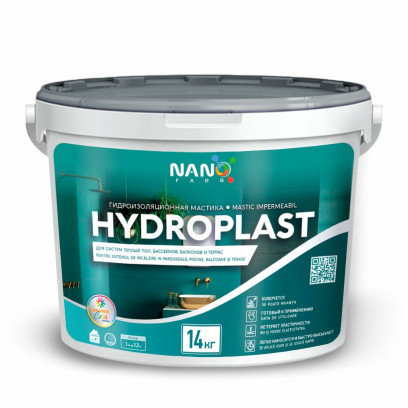 HYDROPLAST Nanofarb гидроизоляционная однокомпонентная акриловая мастика