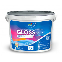 GLOSS AQUA Nanofarb глянцевая акриловая эмаль