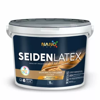SEIDENLATEX Nanofarb интерьерная, шелковисто-глянцевая акриловая краска