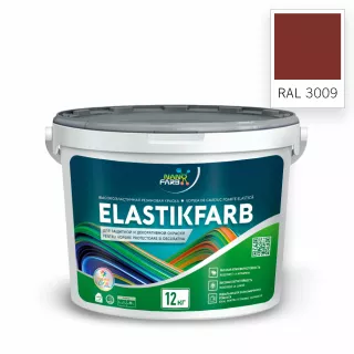 ELASTIKFARB Nanofarb RAL 3009 (красно-коричневая) резиновая акриловая краска 
